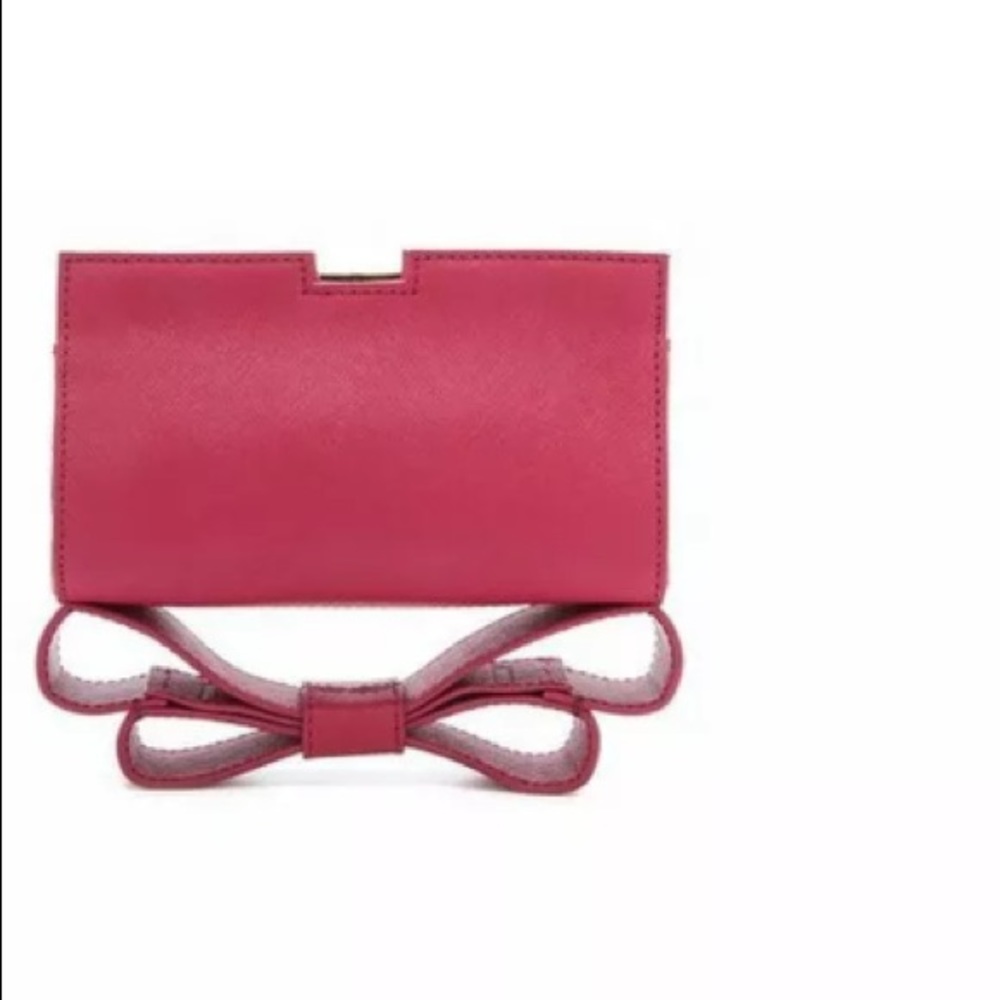 Zac Posen milla red orchid clutch - Picture 2 of 5